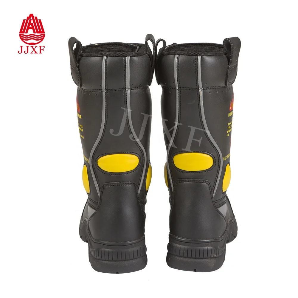 In Stock Anti Fire Safety Boots Black Fire Boots From China