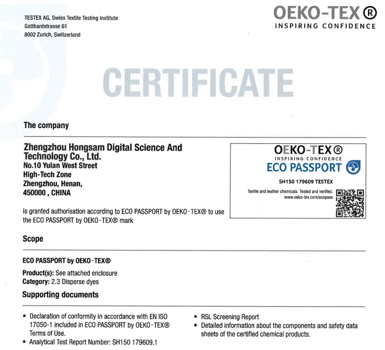 Oeko-Tex standard 100