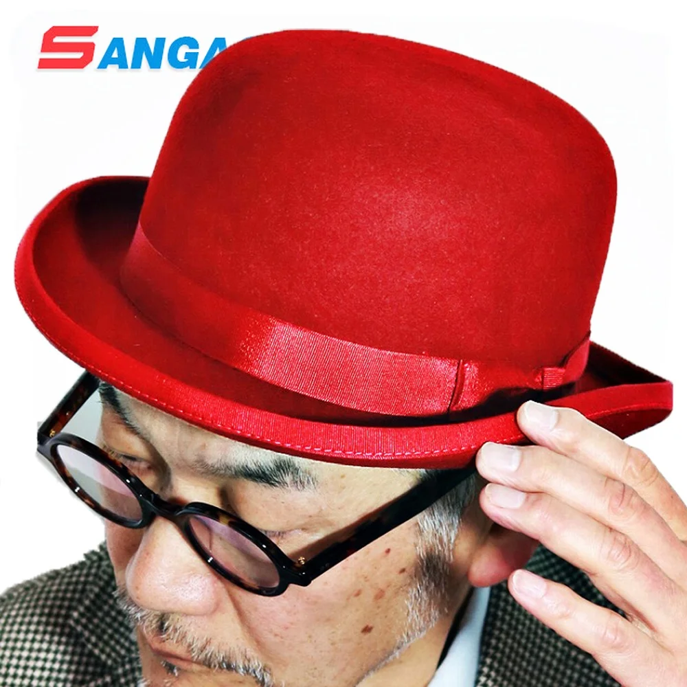 Manufacture Fashion Large Floppy Derby Hats Felt Wool Fedora for - Main Image