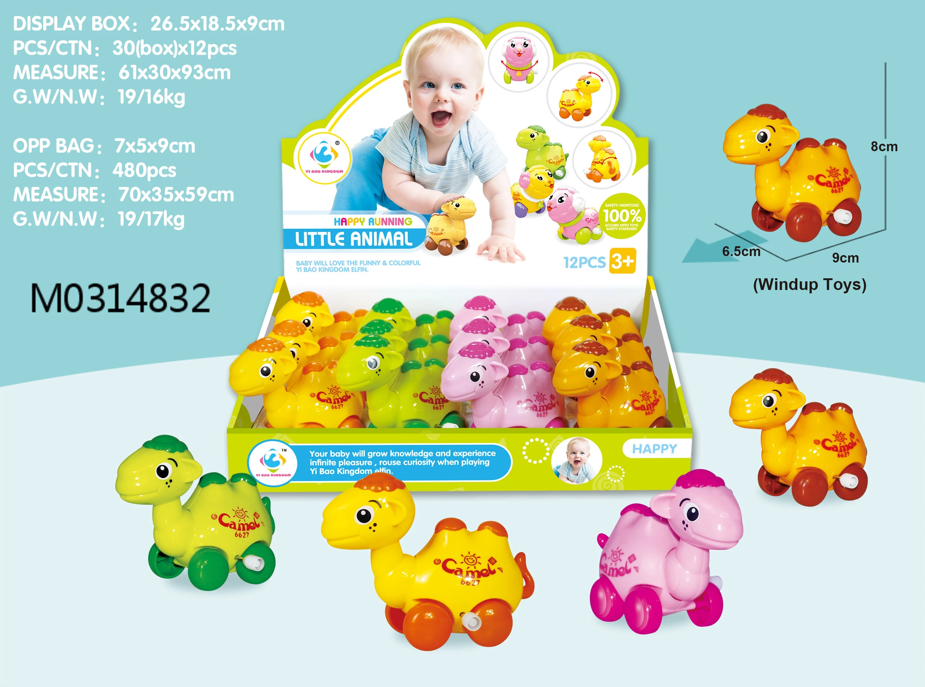 ITTL пластиковые заводные рыбки игрушки животные мини-машина игрушка для детей 14 шт.