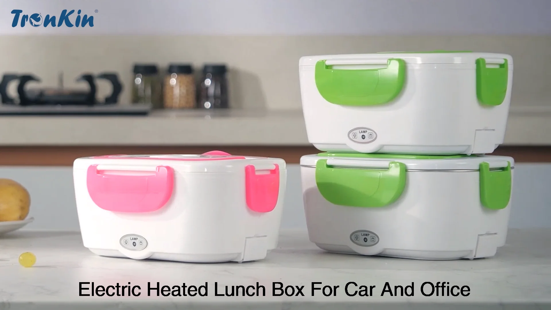 New Style Dualpurpose Electric Heated Lunch Box For Car And Office