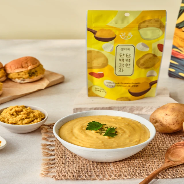 [K-food] High Protein Instant Mashed Potato Powder for Ready-to-Eat Meal Replacement HALAL Certified