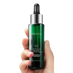 Luxury 1oz 30ml Green Glass Dropper Bottle Unique Color Coating for Cosmetics Face Serum and Lotion for Eye Cream
