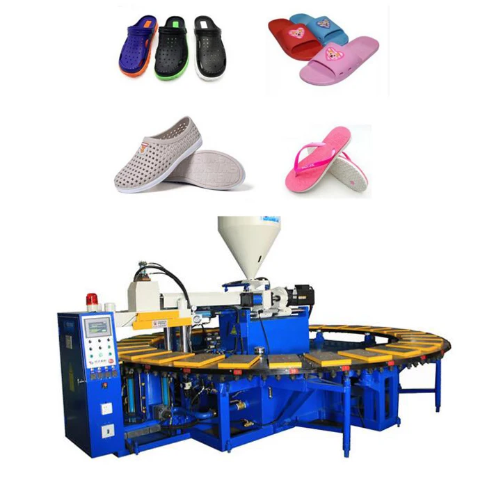 Sandal slippers Injection Modling Machine with air Blowing