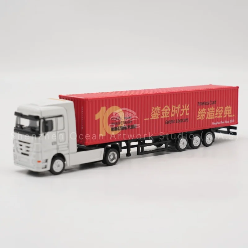 【LA】O.A.S Container Model Factory Shipping Gift Customized 1:50 FERRERO Alloy Material Truck Toy Scale Model