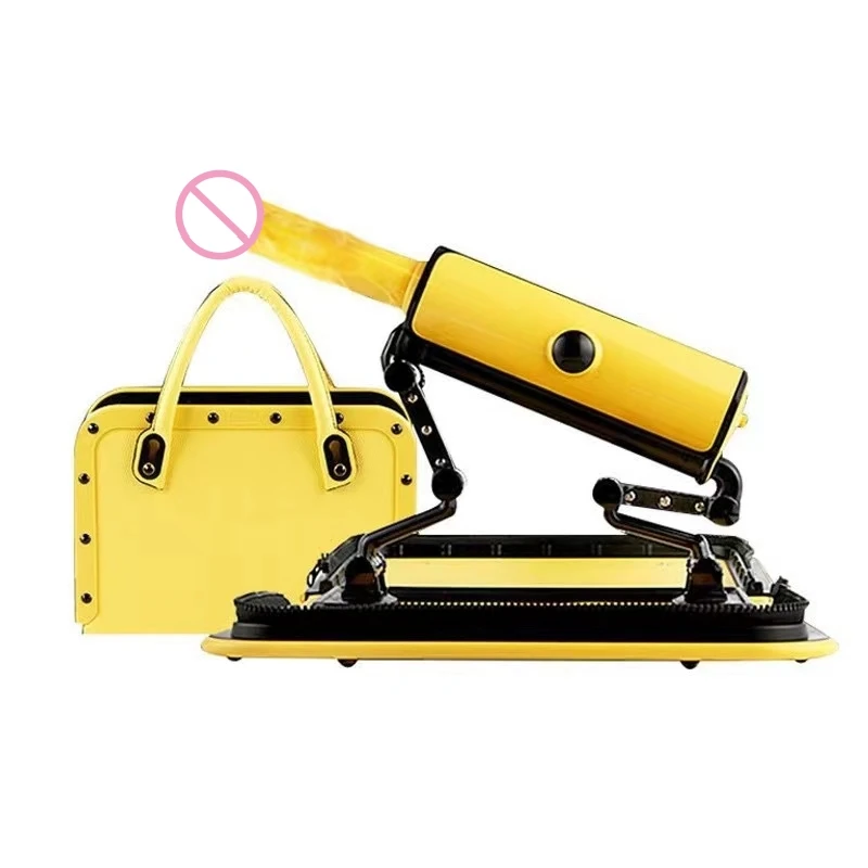 Hot Selling Women's Portable Handbag Vibrator Automatic Dildo Gun Machine  Sex Product