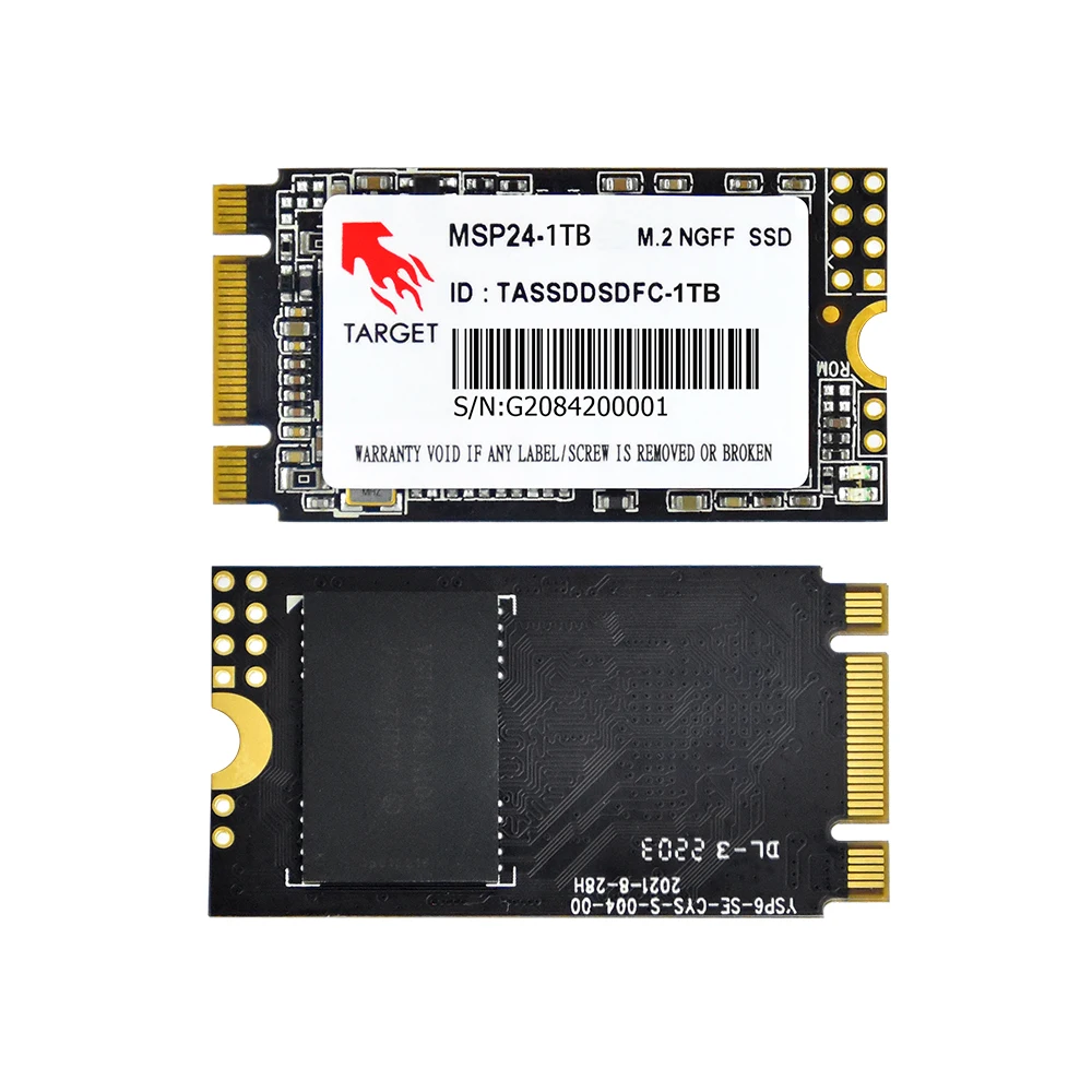 Factory Price 2280mm M2 NGFF SATA3 Internal SSD 128GB 1TB Capacity