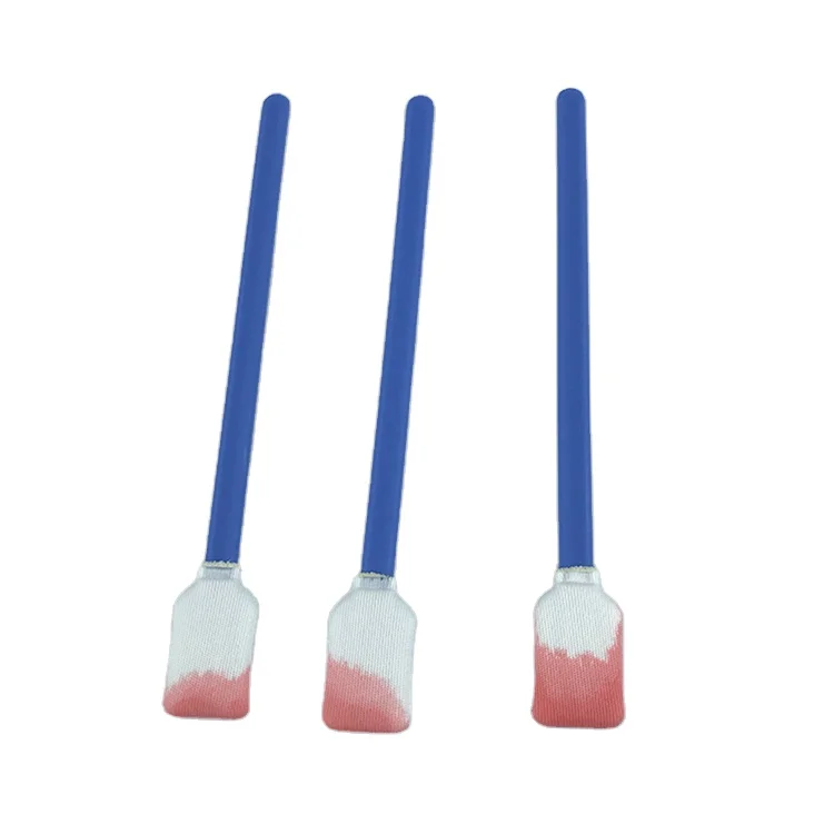 Large Format Solvent Printhead Cleaning Lint Free Rectangle Cleanroom Polyester Swab for Ink Printer Head