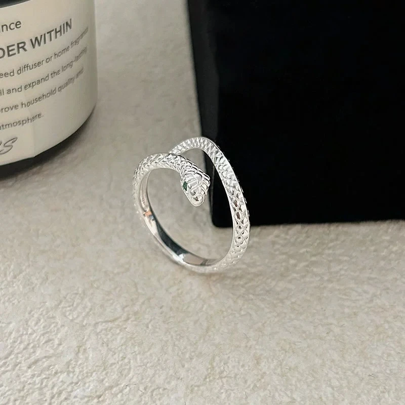 『SA RING 925 19』 FY-JZ442 S925 Sterling Silver Ring - Adjustable & Stylish