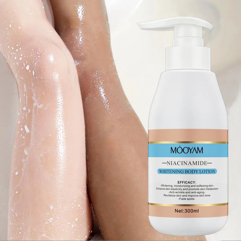 High Quality Lightening Instant Body Whitening Cream Smoothing Moisturizing Niacinamide Skin Whitening Body Lotion