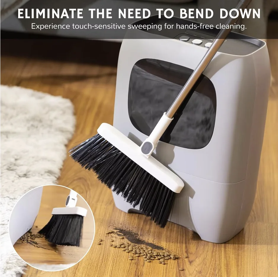 Electric Salon Hair Vacuum Cleaner - Automatic Touchless Dustpan for Kitchen, Hotel, Boutique, Pet Hair