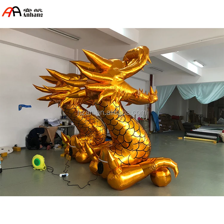 Customized New Year Chinese Style Model Balloon Inflatable Golden Dragon -  Buy Inflatable Golden Dragon,Inflatable Sexy Cartoon,Animal Inflatable  Cartoon Product on 