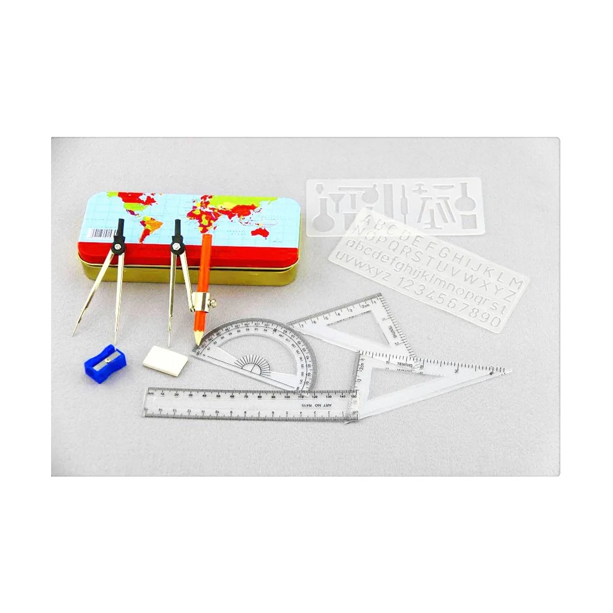 11pcs Kofa Mathematical Drawing Instruments ,math Set School