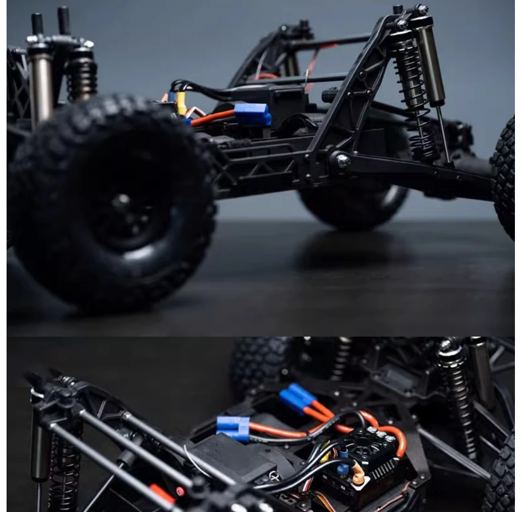 YK 1/7 4072v3 Rear Straight Bridge Desert Electric Short Truck Remote Control Car DF7 RC Remote Control Off-road Vehicle