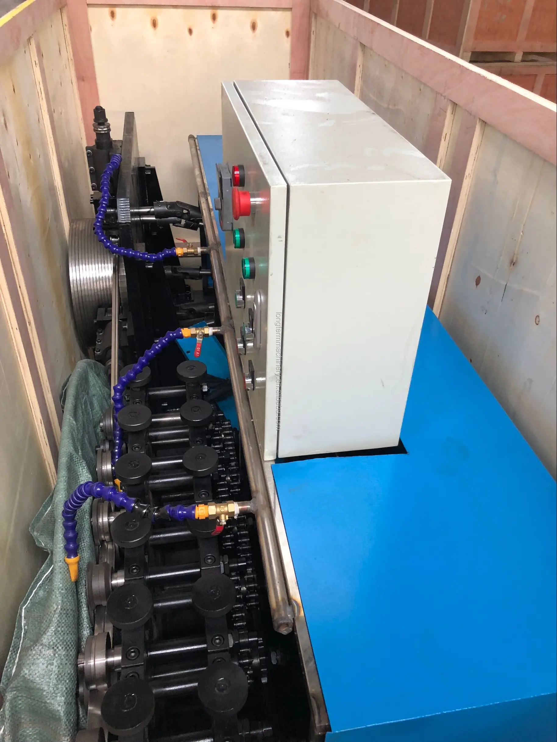 Inter Lock Forming Machine Interlock/double Lock Flexible Metal Hose Forming/making Machine - Buy ...