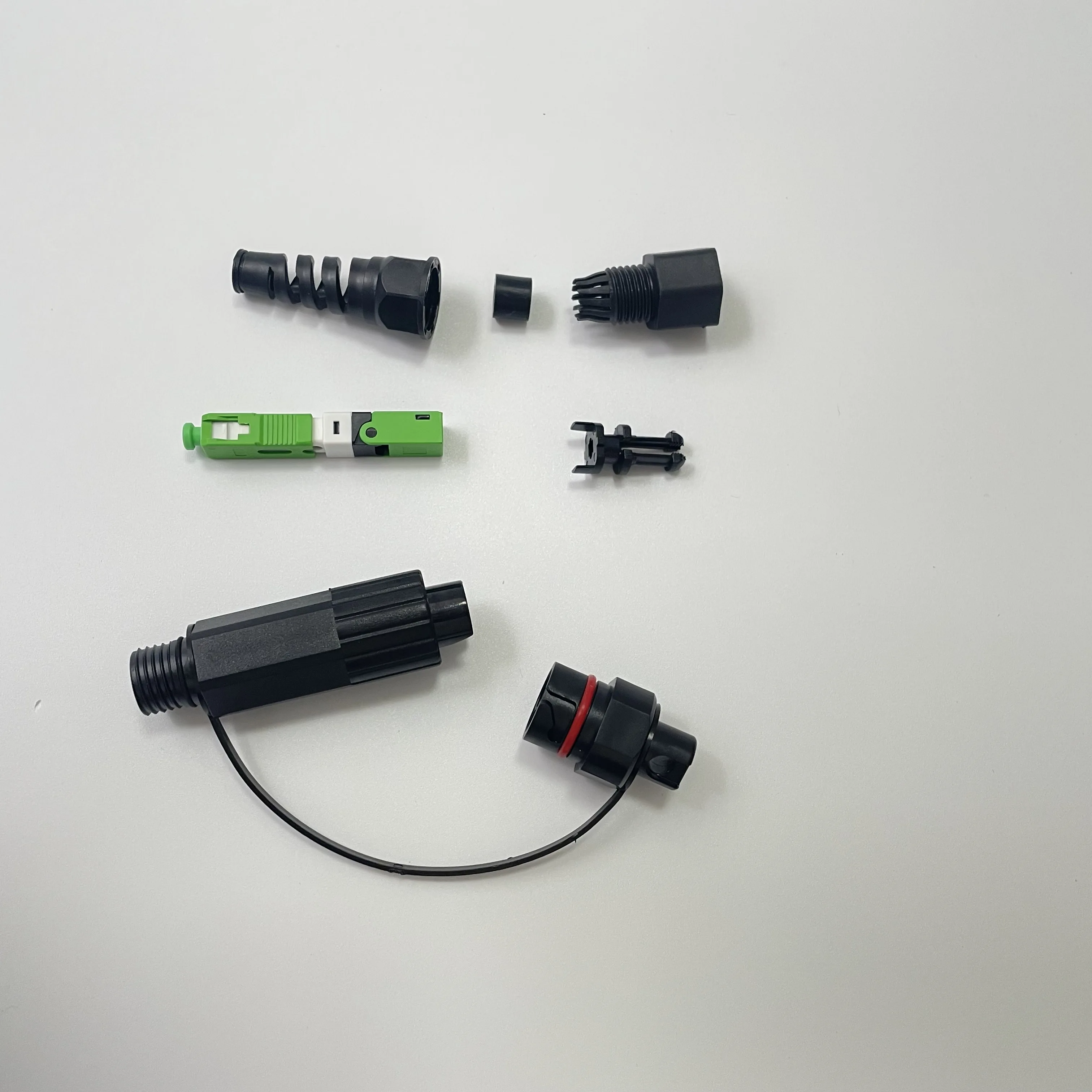 Ftth Mini Sc Waterproof Connectors For Huawei Outdoor Fiber Patch Cord