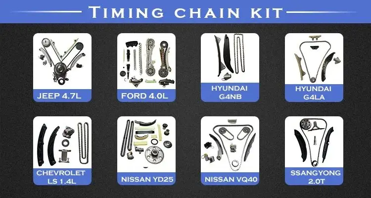 ONEKA Timing Chain Kit 9-4141S TK-TY103-A TK-TY104-A 76026 for TOYOTA 21R 84-ON 4CYL ENGINE USED CAR SPARE PARTS WHOLESALE