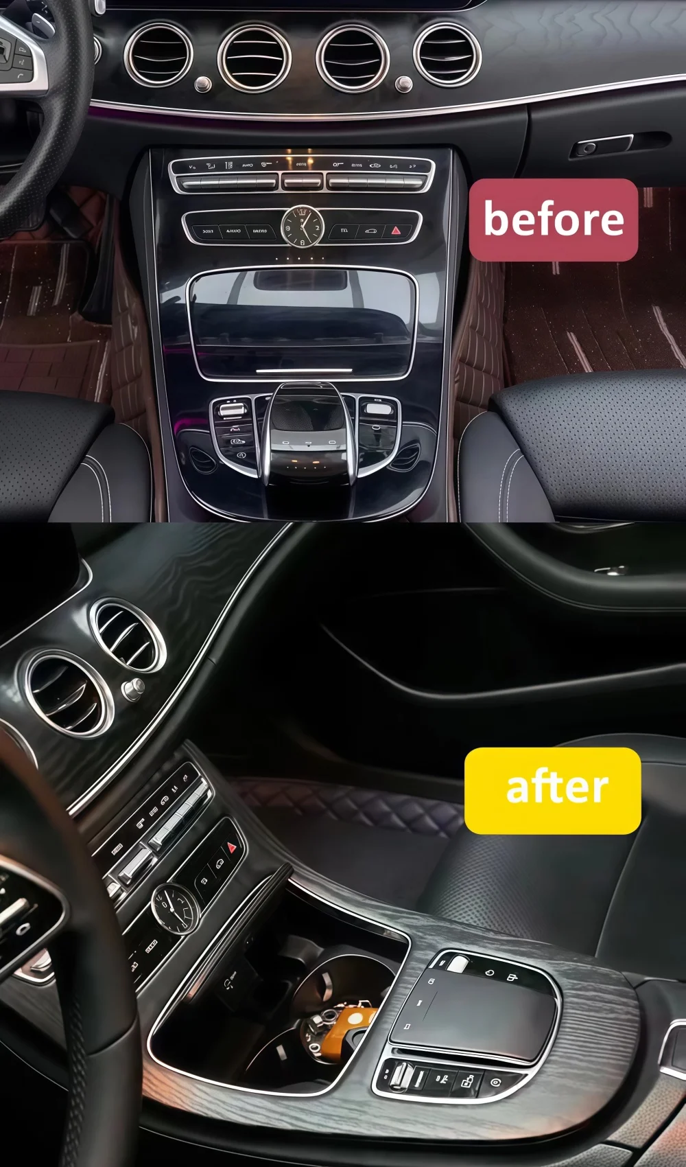 New Touch Mouse Upgrade for Mercedes Benz C- E-Class GLC CLS 2015-2019 Modified Central Panel Multimedia Automotive Mouse