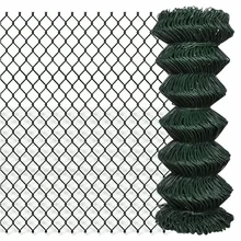 high quality 6ft 8ft diamond mesh chain link cyclone wire fence roll aluminum chain link fence