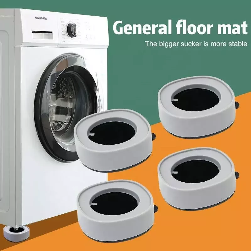silent feet anti vibration pads for washing machines and dryers Anti-vibration Pads For Washer Dryer Universal 4-pack Anti-Vibration Pads  For Washer & Dryer main image 0