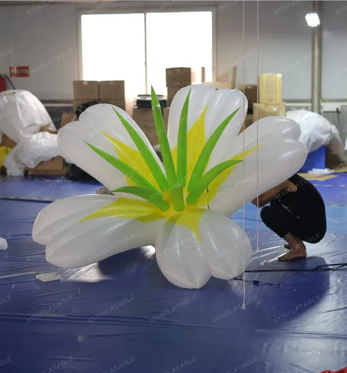 Factory price inflatable led flower, inflatable lighting flower, inflatable flower wedding