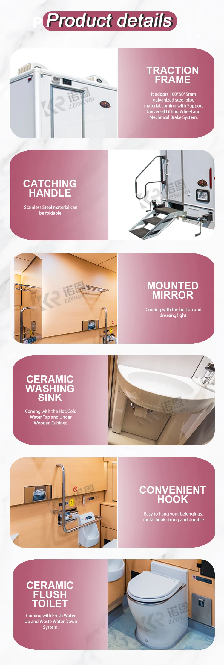 2023 Portable Trailer Toilet Portable Restroom Portaloo Porta Potty