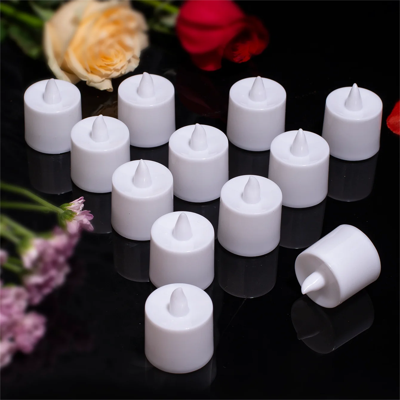 product plastic flameless led candles tea wax home decor wedding party party desktop decoration christmas decorative lights-29