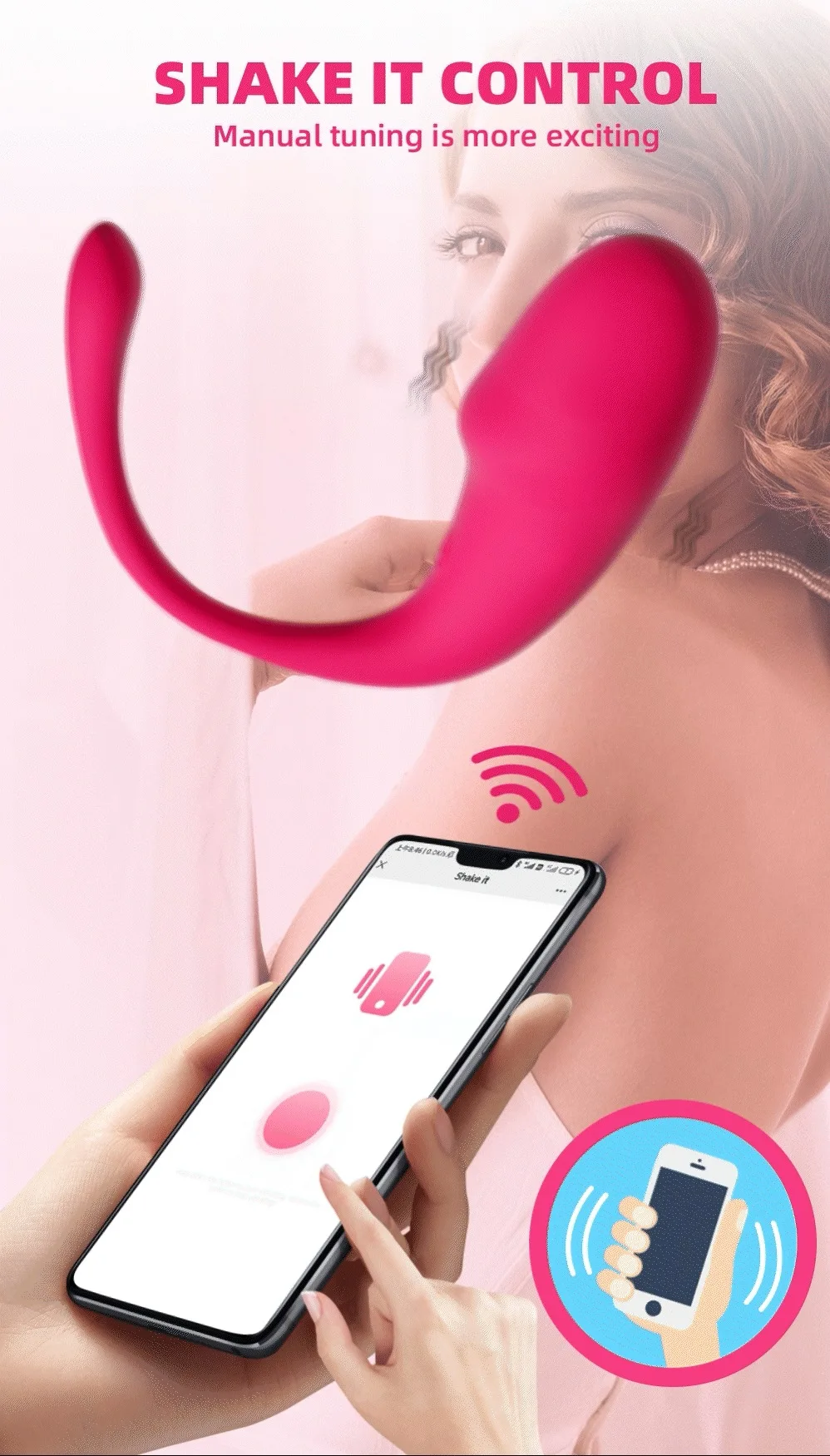 Hot-Selling APP Wireless Remote Control Vibrating Vagina G-spot Panties Shark Stimulator Sex Toys for Women Jumping Egg Vibrator