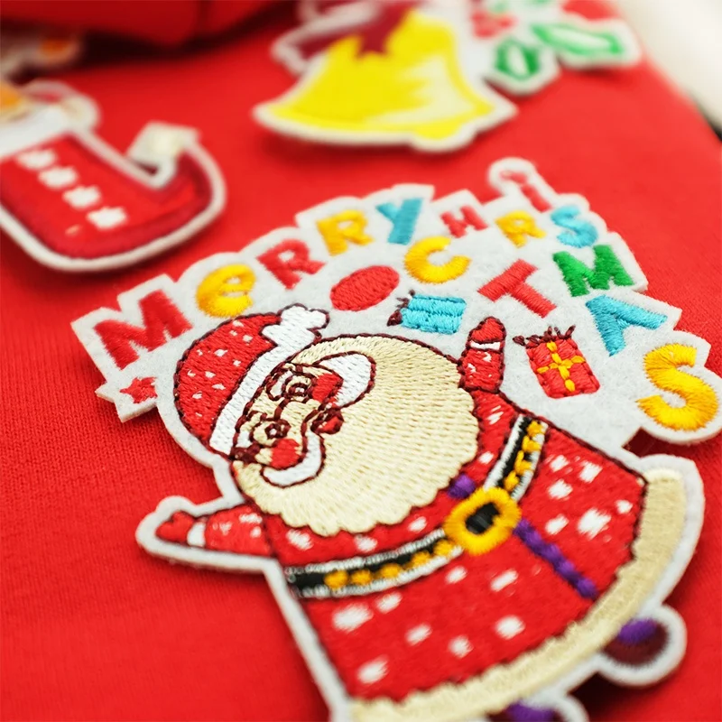 Зима теплая одежда для собак Рождество принт хлопок вышивка