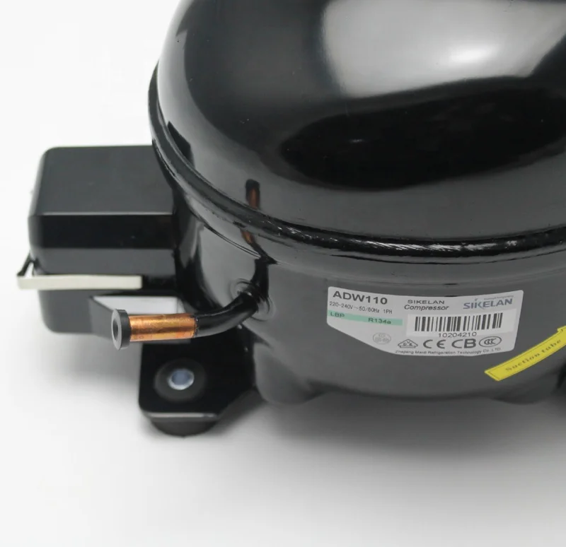 SIKELAN R600a AC QD75YG Fridge Freezer Refrigerator Hermetic Reciprocating Compressor