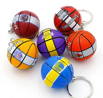 High Quality Nba 3d Basketball Keychain Pendant Boy Basket Ball Key ...