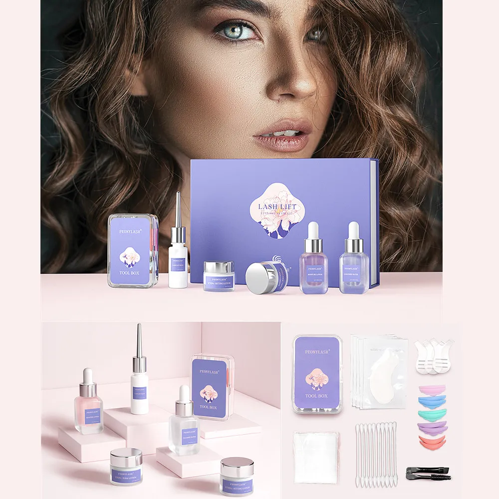 Quick Eye Lash Lifting Kit Natural Curl Eyelash Perm Kit for Professional Use Eyelash Lifting Kit 5 Minutes Keratin Lash Lift