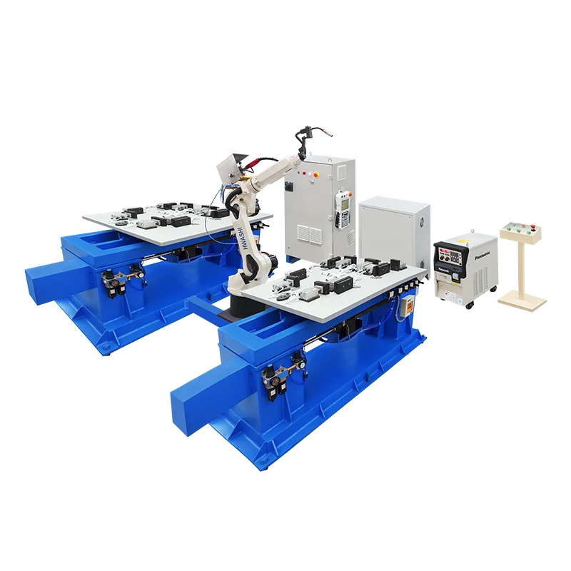 Industrial 6 Axis Robotic Arm Welder for Steel Well Cover Plate Aluminum Frame Plate Fule/Oil Tank/ Box Robotic Welding Machine