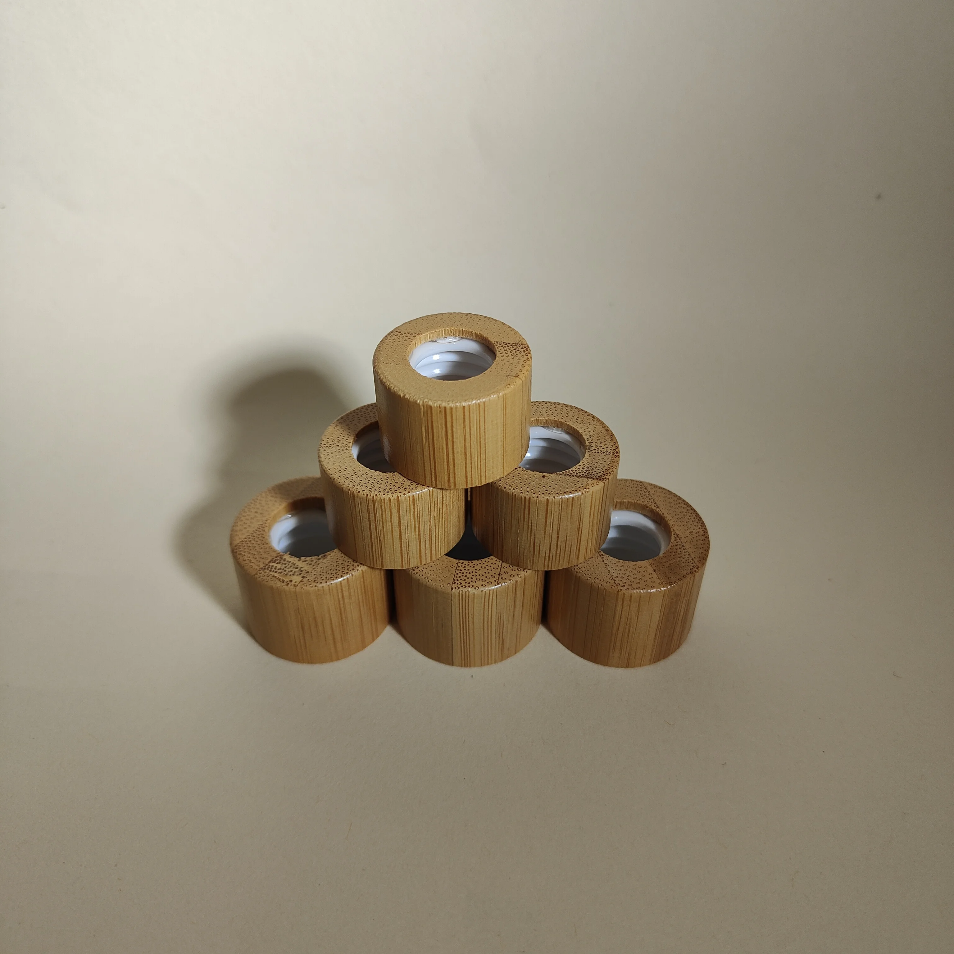 Custom 18/410 20/410 24/410 28/410 Bamboo Wooden Aromatherapy Cover Fragrance Cover Wooden Reed Diffuser Cap