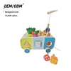 Shape Sorter car with vegetables & fishing