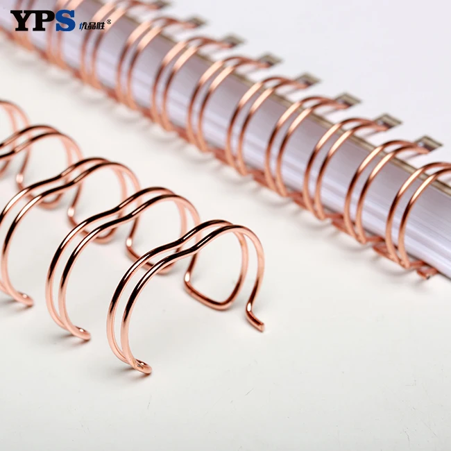 Nylon-coated Versatile High quality and hot sale of  Aluminum Spiral Coil Rose Gold Book Binding of binder Wire O