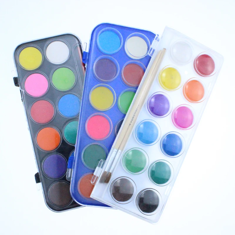 high quality 12 colors water color
