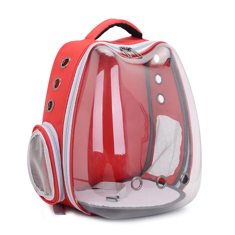 Factory Supply Cat Backpack Large Space Stylish Cat Capsule Transparent Bag High Quality Pets Carrier Portable Bags Kitten