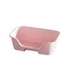 Stepped litter box [pink] medium size