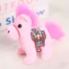 Puledro Pony con Sella da 15 cm - Rosa