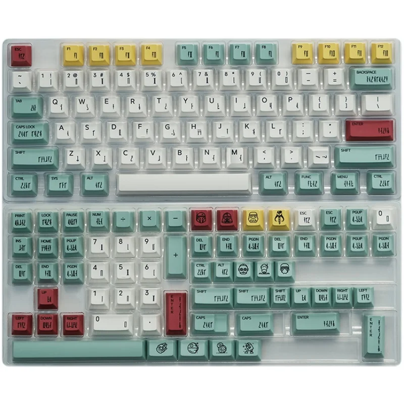 Personalized Gmk Boba Fett Pbt Keycap 149 Keys Cherry Profile Dye 