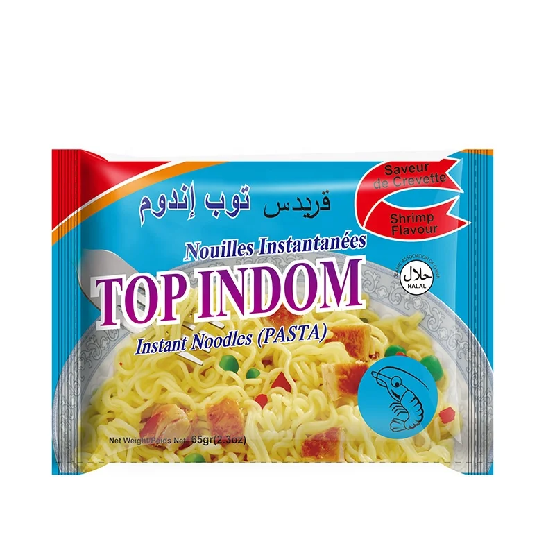 Private label OEM instant style shrimp noodles product type China ramen halal 3 minutes