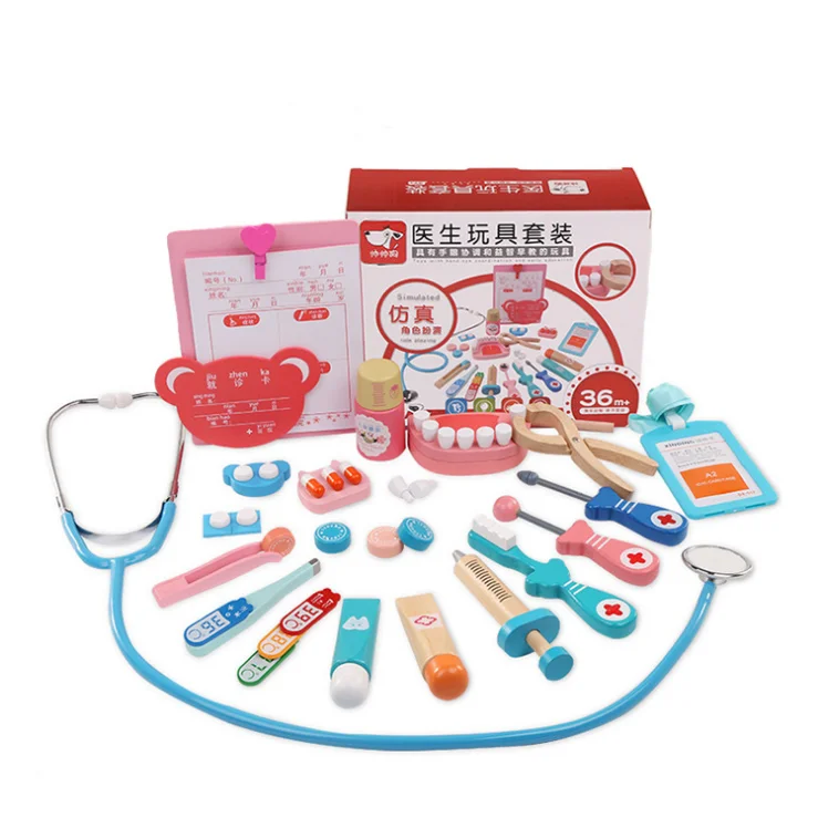 Деревянный комплект для ролевых игр «сделай сам» имитация набор дантиста