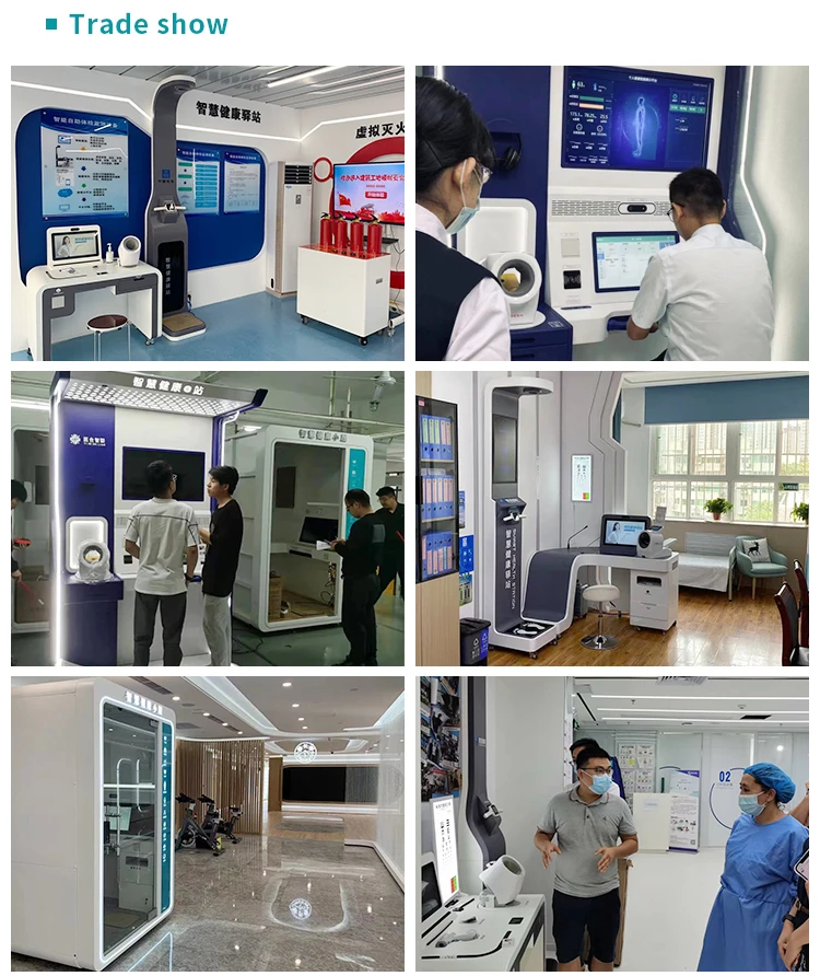 Medical Hospital Health Spot Kiosk Body Checking Machine Multi ...