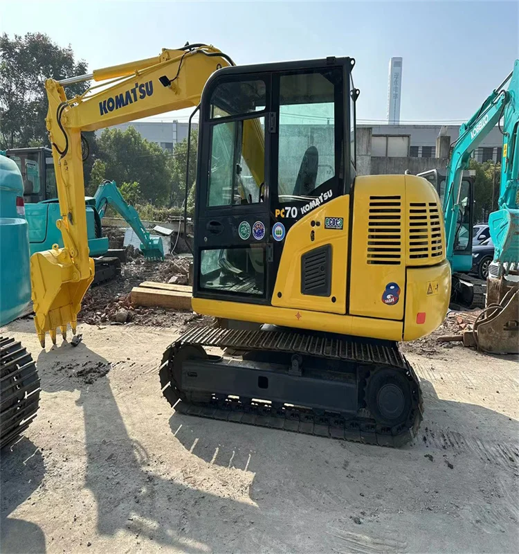 Used Excavator Japan Komatsu Pc70-8 Low Price 7 Ton Komatsu Pc70 Small ...