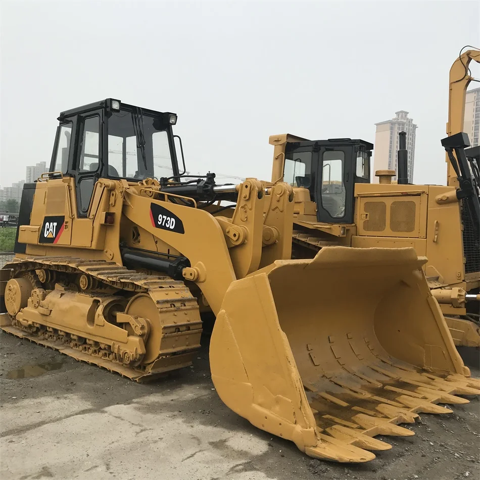原装日本973d二手毛毛虫履带式推土机出售