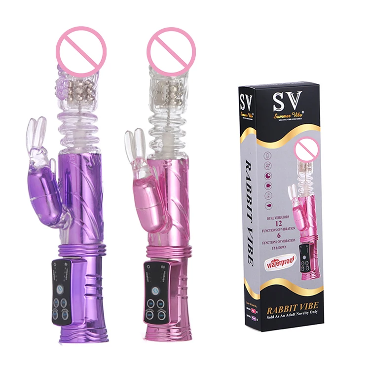 natural lubricant oil Party Up Eric Rabbit Vibrator With Rotating Bead Shaft. 319796
