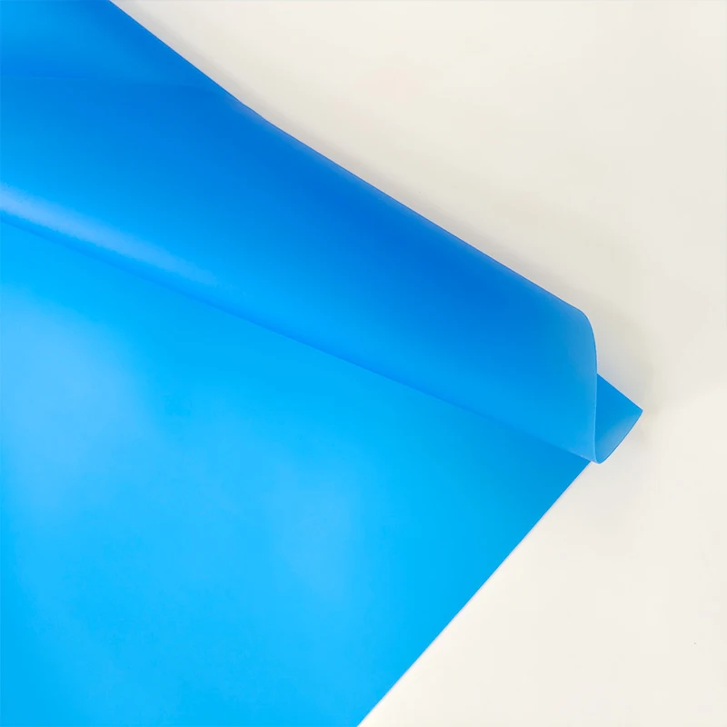 Синий Водонепроницаемый термопластичная полиуретановая пленка ТПУ лист для фартука плащ
