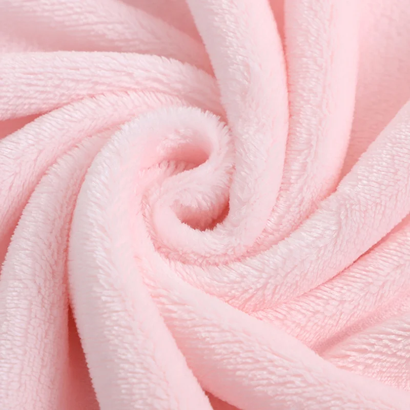 plain dyed coral blanket fleece warm keeping 100% polyester double side warp knit microfiber coral fleece fabric
