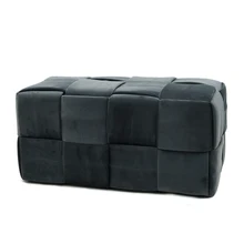 Luxurious Multi Functional Soft Sofa Storage Ottoman With Arm Rest